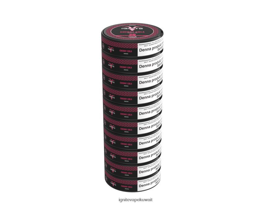 684H28180 IGNITE أكياس النيكوتين 10 عبوات كولا الكرز - Ignite Disposable Vape