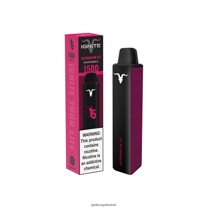 684H28117 IGNITE V15 قلم vape ثلج البطيخ - Ignite Pods for Sale