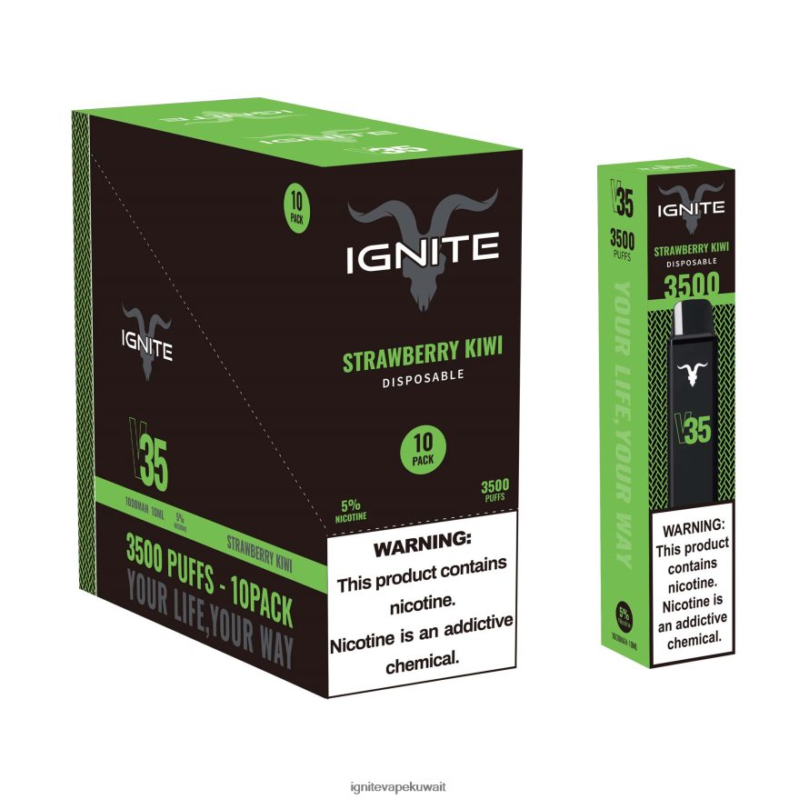 684H28127 IGNITE V35 قلم فيب 10 عبوات كيوي فراولة - Ignite Pods for Sale