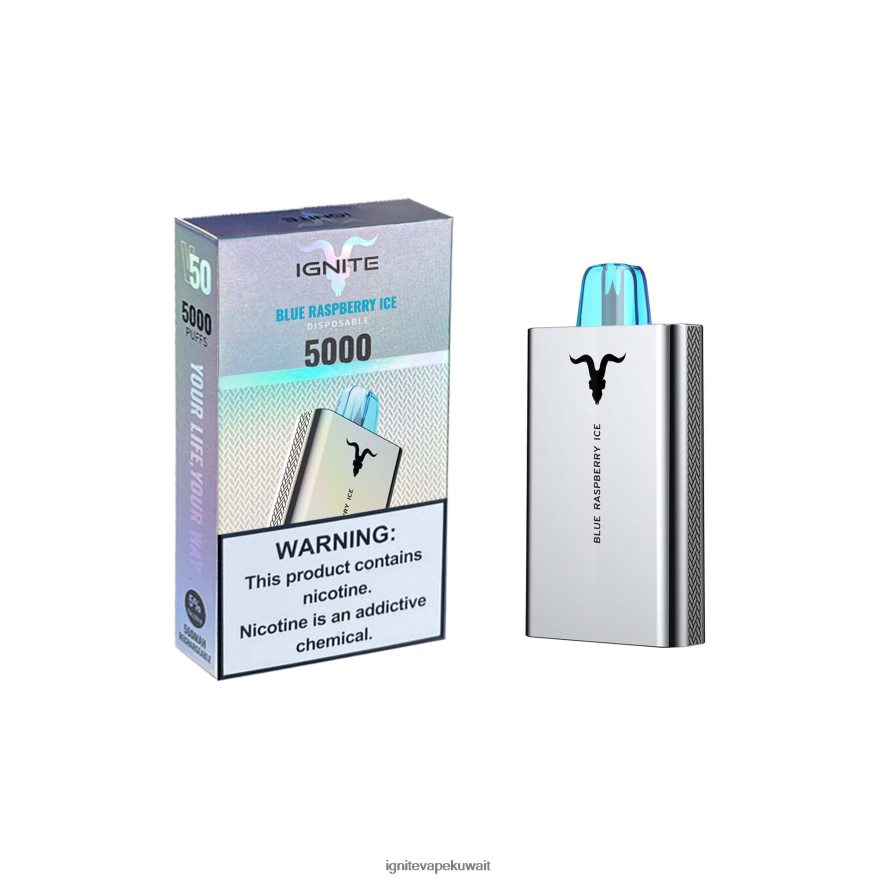 684H28156 IGNITE V50 قلم vape جليد التوت الأزرق - Ignite Vapes for Sale