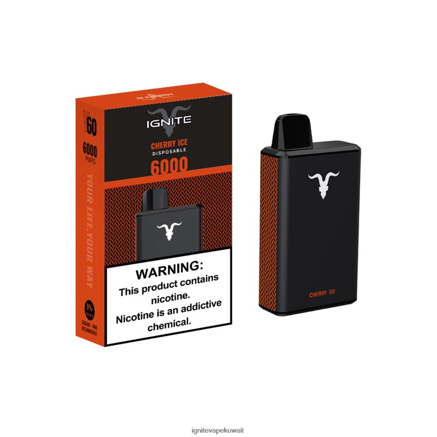 684H2831 IGNITE V60 قلم vape جليد الكرز - Ignite Kuwait