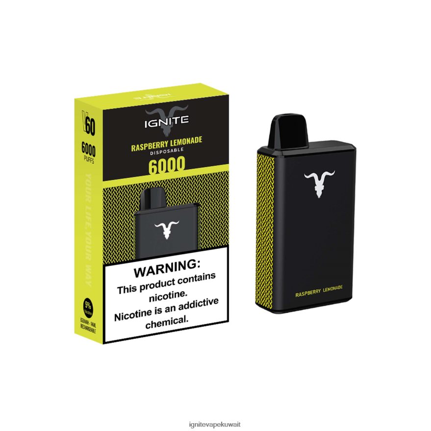 684H2835 IGNITE V60 قلم vape التوت عصير الليمون - Ignite Vapes Review