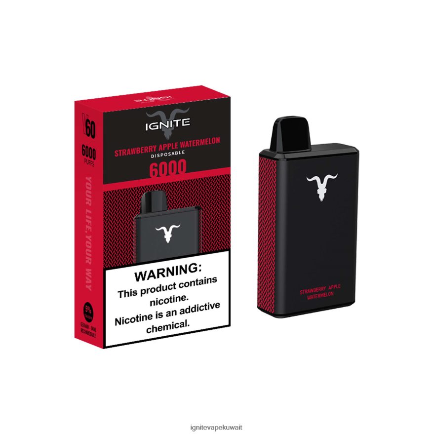684H2836 IGNITE V60 قلم vape الفراولة التفاح البطيخ - Ignite Vapes for Sale