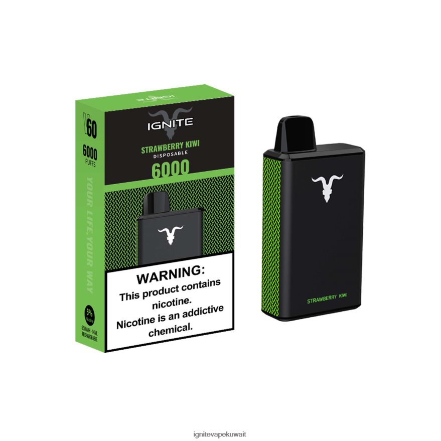 684H2837 IGNITE V60 قلم vape كيوي فراولة - Ignite Pods for Sale